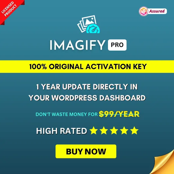 Imagify Pro Activation With Original License