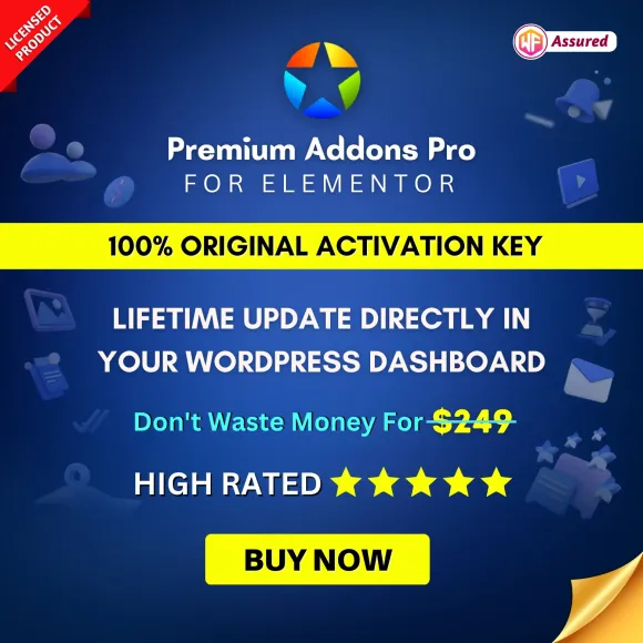 Premium Addons Pro For Elementor With Original License