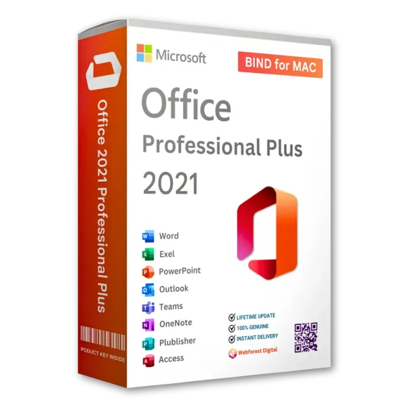 Office 2021 Home & Business For Mac Lifetime Update [Bind Key]